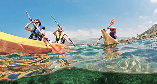 Excursion en kayak